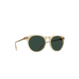 NEW RAEN OPTICS unisex remmy 52 sunglasses in champagne crystal/green polarized